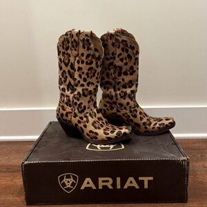 Ariat Leopard Larue Size 10 Cowboy Boots